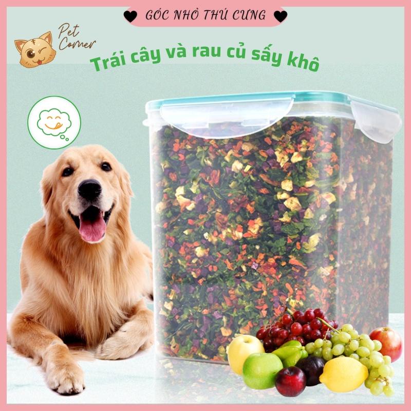 Trái cây và rau củ sấy cho chó mèo
