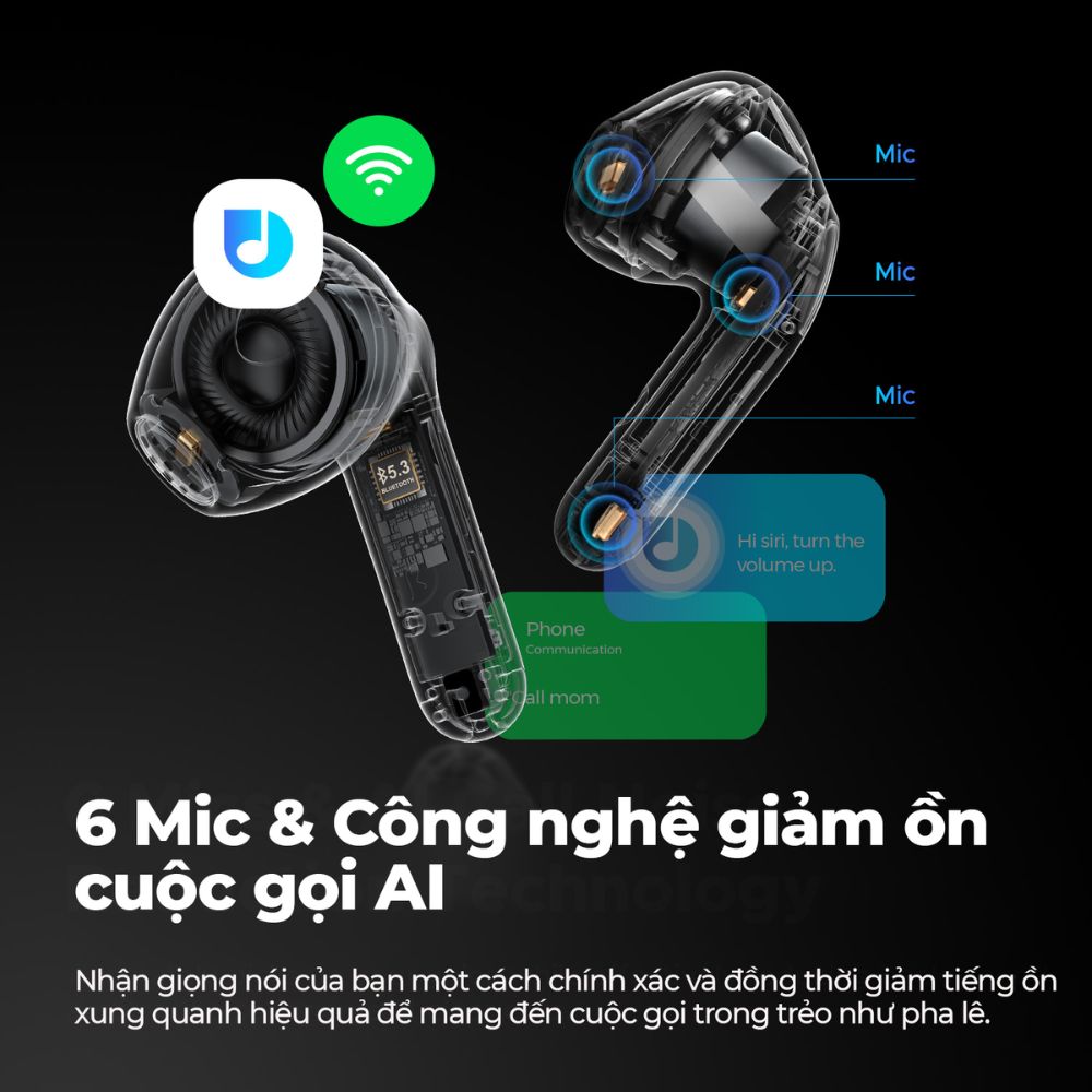 Tai nghe không dây SoundPEATS Air4 Lite True Wireless - Hàng chính hãng