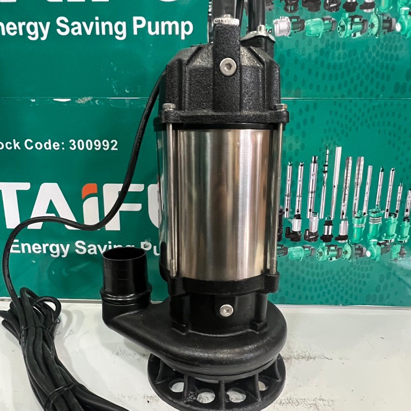 Máy bơm chìm nước thải cắt rác 1.1Kw Thân inox 304 Wini W.V1100D - Bảo hành 1 năm