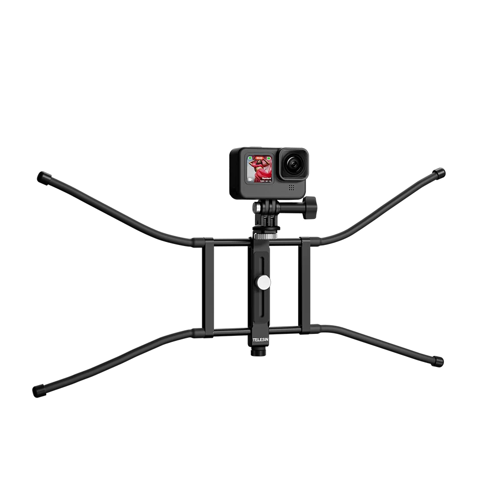 GIÁ ĐỠ CHO GOPRO LÊN HÀNG RÀO TELESIN (ACTION CAM) - HÀNG NHẬP KHẨU