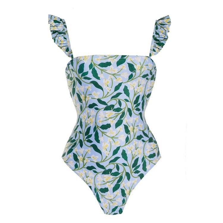 Bikini - Bộ bơi nữ liền thân, thiết kế hai mặt linh hoạt độc quyền LyLy Lorem - BK087 - Xanh dương