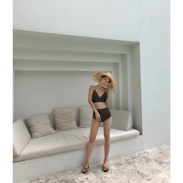 CÓ SẴN bikini đồ bơi nữ khoét eo gợi cảm mới của Hàn Quốc che bụng bầu thon gọn