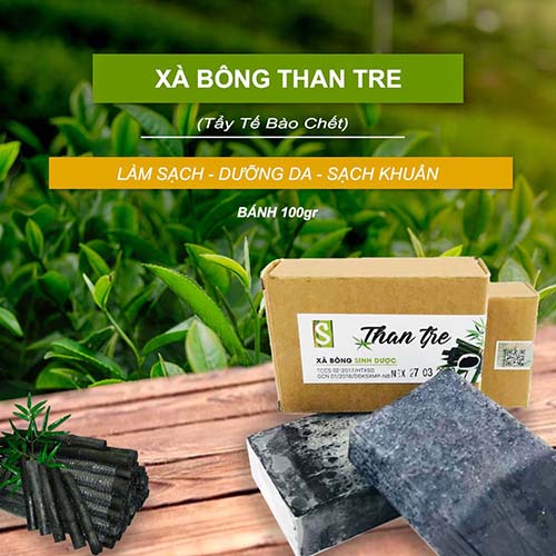 Xà bông Sinh Dược Bồ Kết - Hương thơm tự nhiên từ Bồ Kết và Hương Nhu