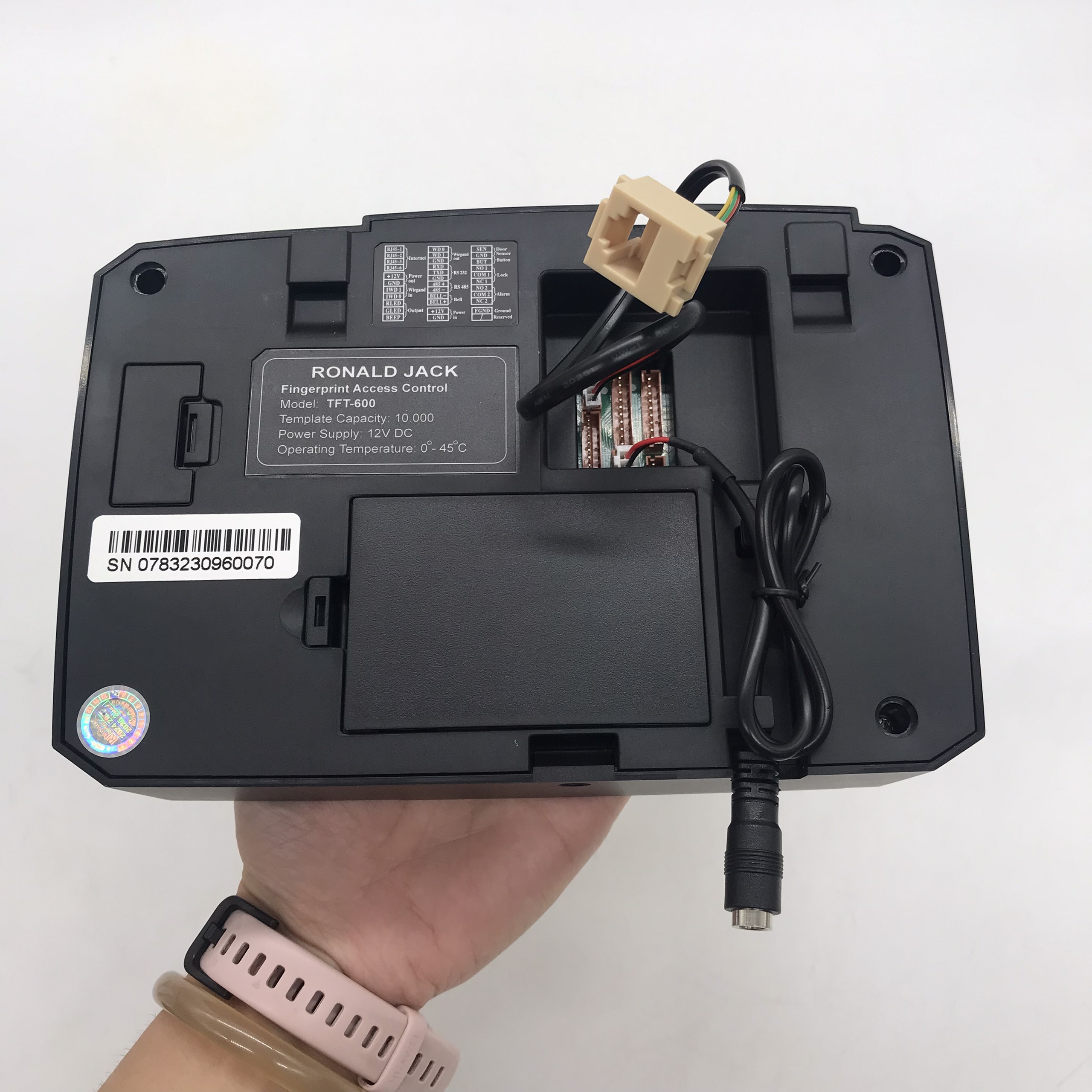 Máy chấm công &amp; kiểm soát cửa Ronald Jack TFT 600 - Hàng nhập khẩu
