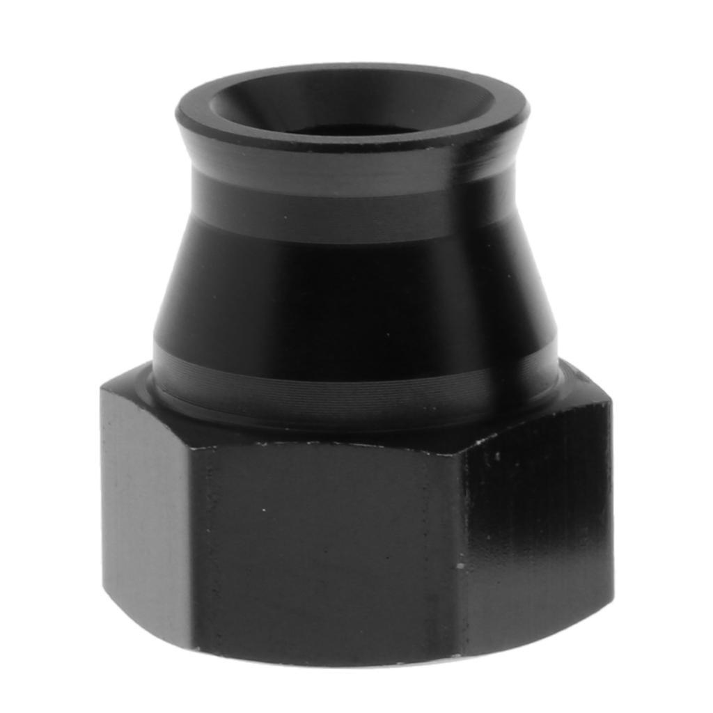 2pcs 6AN Male to 5/16" 8mm Hardline Fuel Hose Tube Straight Fitting Adapter