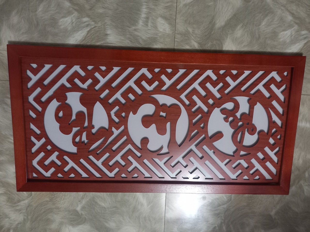Tấm (Chắn khói) chống ám khói bàn thờ gia tiên, bàn thờ treo tường kiểu dáng đẹp