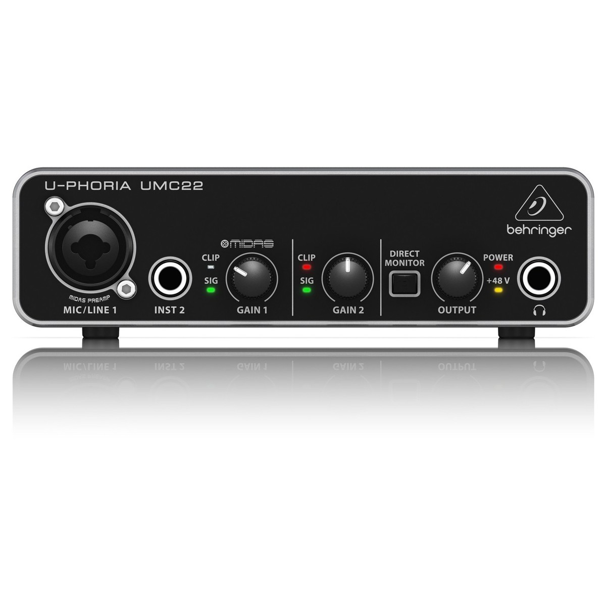 Behringer U-Phoria UMC22 USB Audio Interface - Hàng Chính Hãng