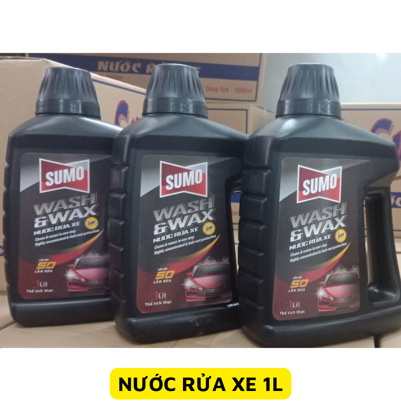 Nước Rửa Xe 1L, Bóng loáng như mới, Chống rỉ xét, Bảo vệ nước sơn xe, Không gây hại cho các phụ tùng của xe