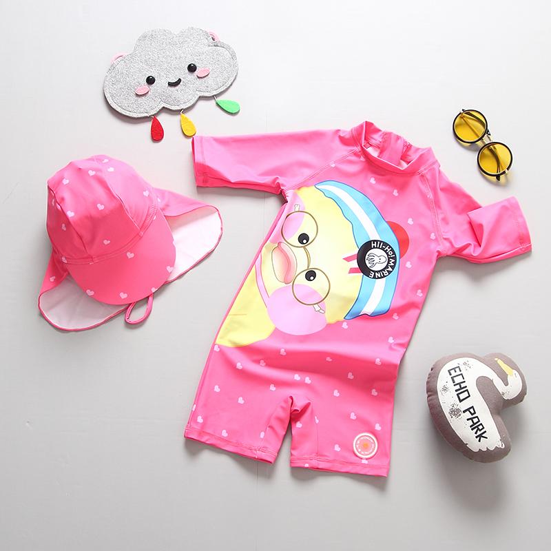 Đồ Bơi Bé Gái 2020 Trẻ Em Mới Của Bơi Chống Tia UV Đi Biển Cho Bé Gái Trẻ Em Đồ Tắm Bé Tập Bơi phù Hợp Với
