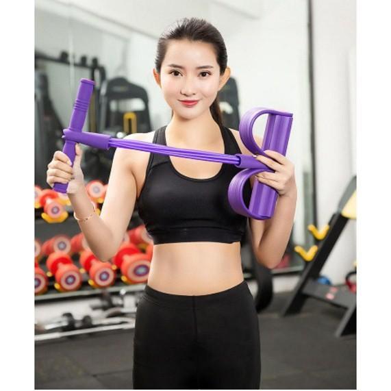 Dụng Cụ Tập Gym Cơ Bụng, Cơ Vai, Ngực Dây Kéo Cao Su Co Dãn Tại Nhà Cho Nam, Nữ - Vận Chuyển Miễn Phí Toàn Quốc