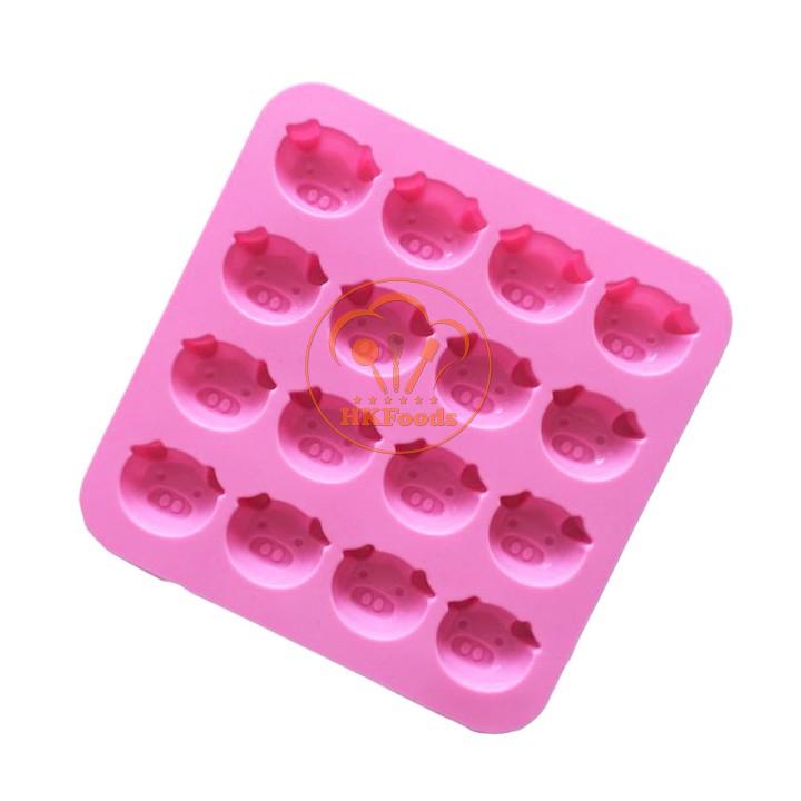 Khuôn silicon làm thạch rau câu, chocolate, làm bánh con heo xinh