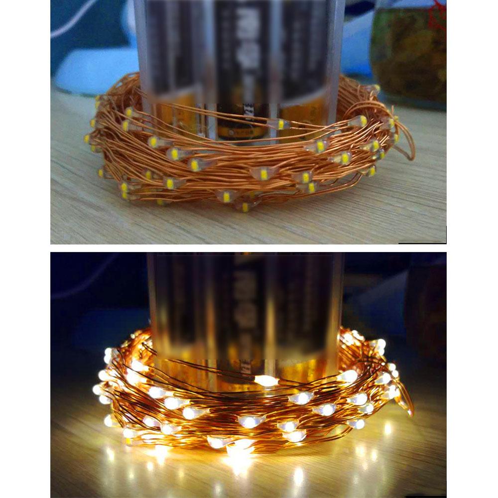Dây đèn LED 5/10m trang trí giáng sinh, bữa tiệc, lễ hội