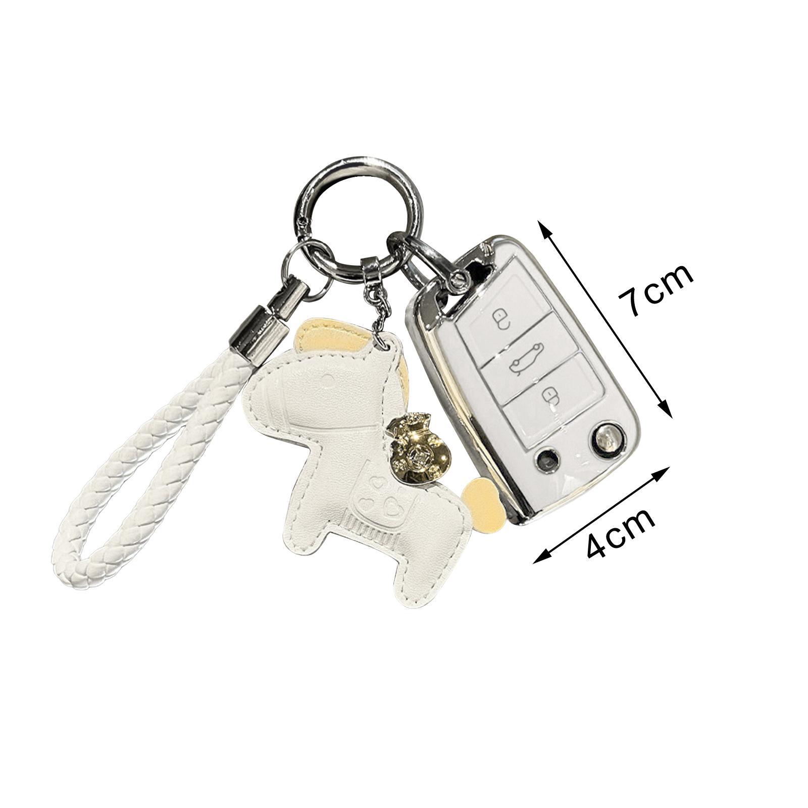 Car Key Cover Key Case with Key Chain Key Fob Cover for