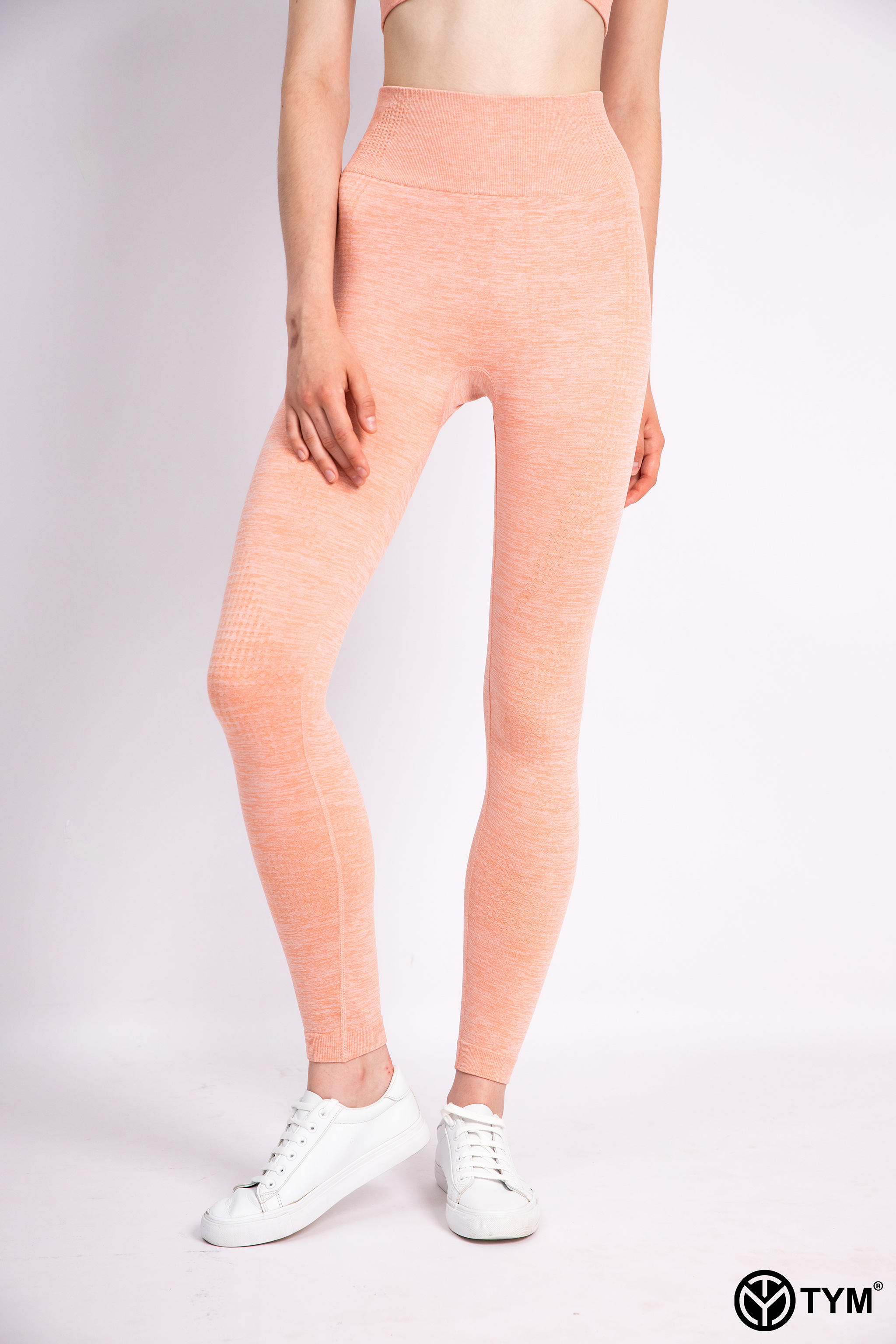 Quần Legging Thể Thao Nữ Seamless TYM - Chất liệu cao cấp - Họa tiết, logo dệt nổi S-LGT001 - TYM FASHION