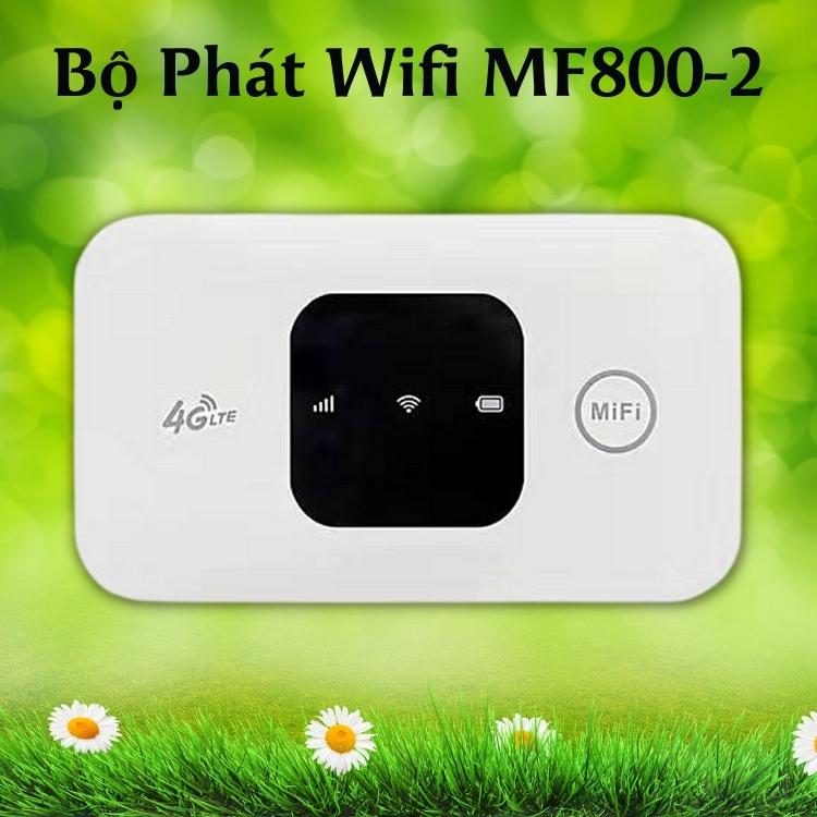 Bộ phát sóng wifi 4G MF800-2 LTE Tốc Độ Cao pin cực trâu 2100mAh kết nối nhiều thiết bị cùng lúc mà sóng cực khỏe