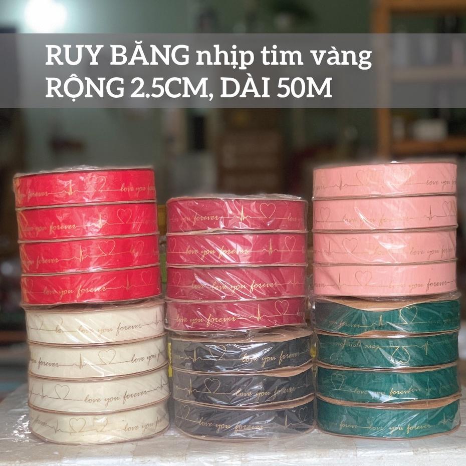 50m ruy băng gân chữ ánh kim nhịp tim 50m