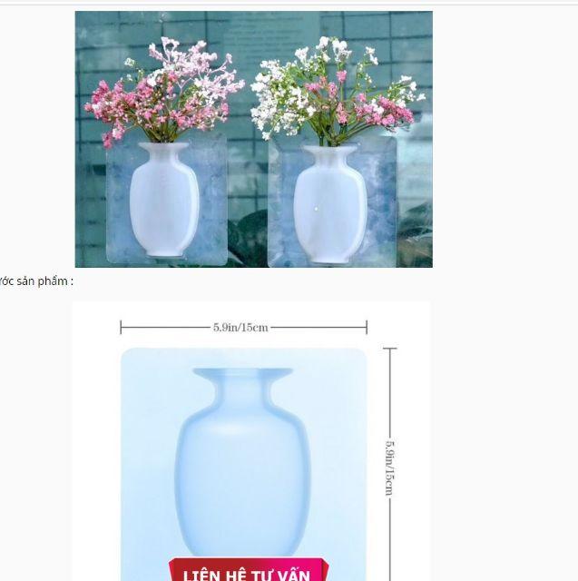 Lọ hoa dẻo silicon