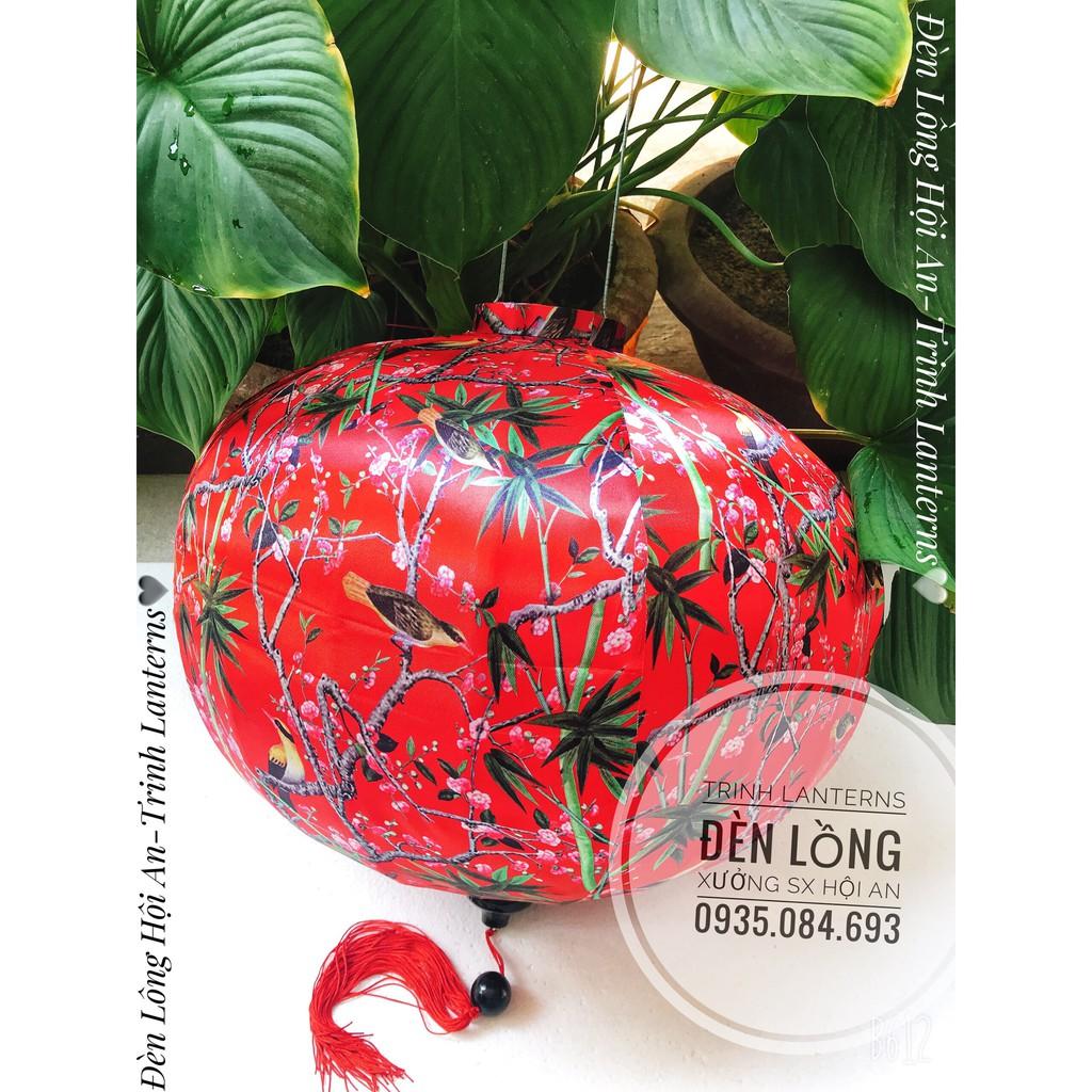 Đèn Lồng Phi Họa Tiết 3D Cực Bền Size 60CM. Tròn, Tỏi