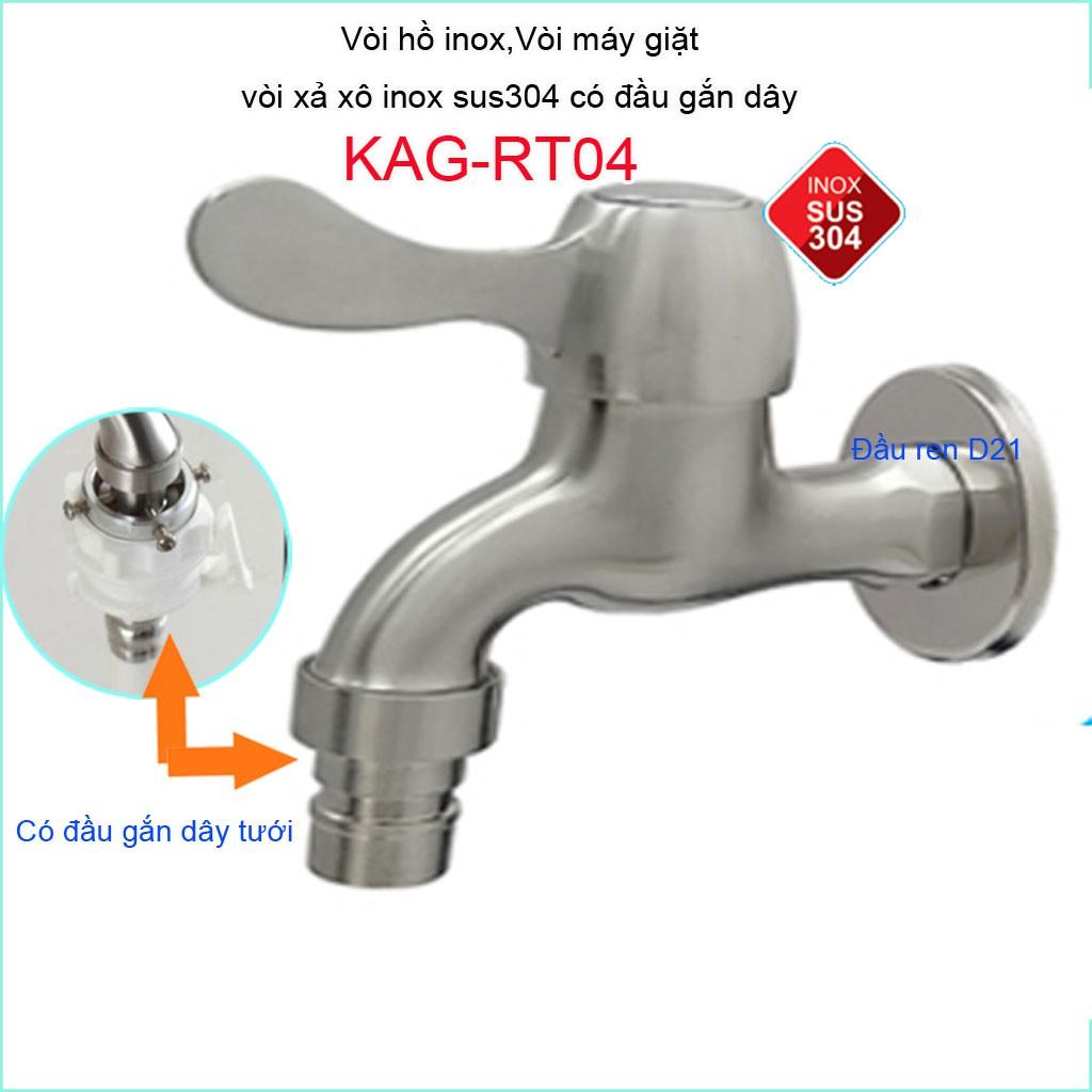 Vòi xả gắn tường, vòi nước máy giặt KAG-RT04