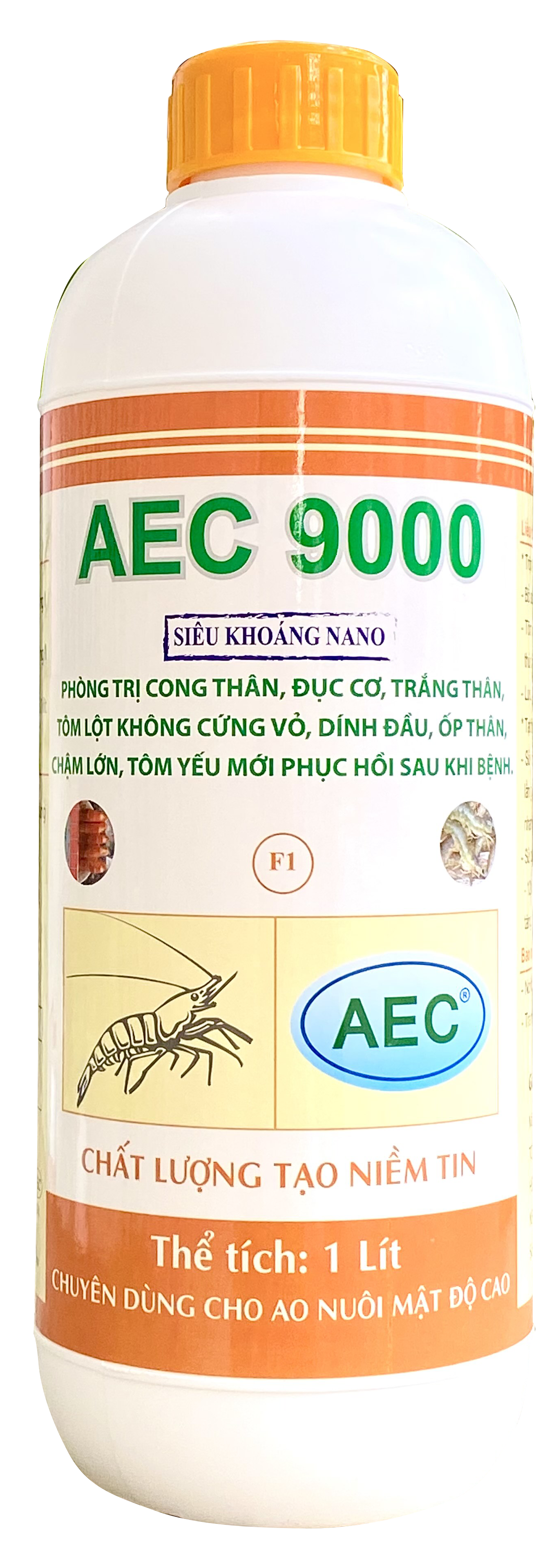 AEC 9000 - Khoáng chất phòng, trị công thân, đục cơ, trắng thân, mềm vỏ, ốp thân, chậm lớn