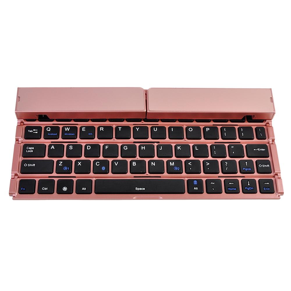 Bàn phím gấp di động mini BK808 có thể gập lại hai kênh cho iOS Android Windows