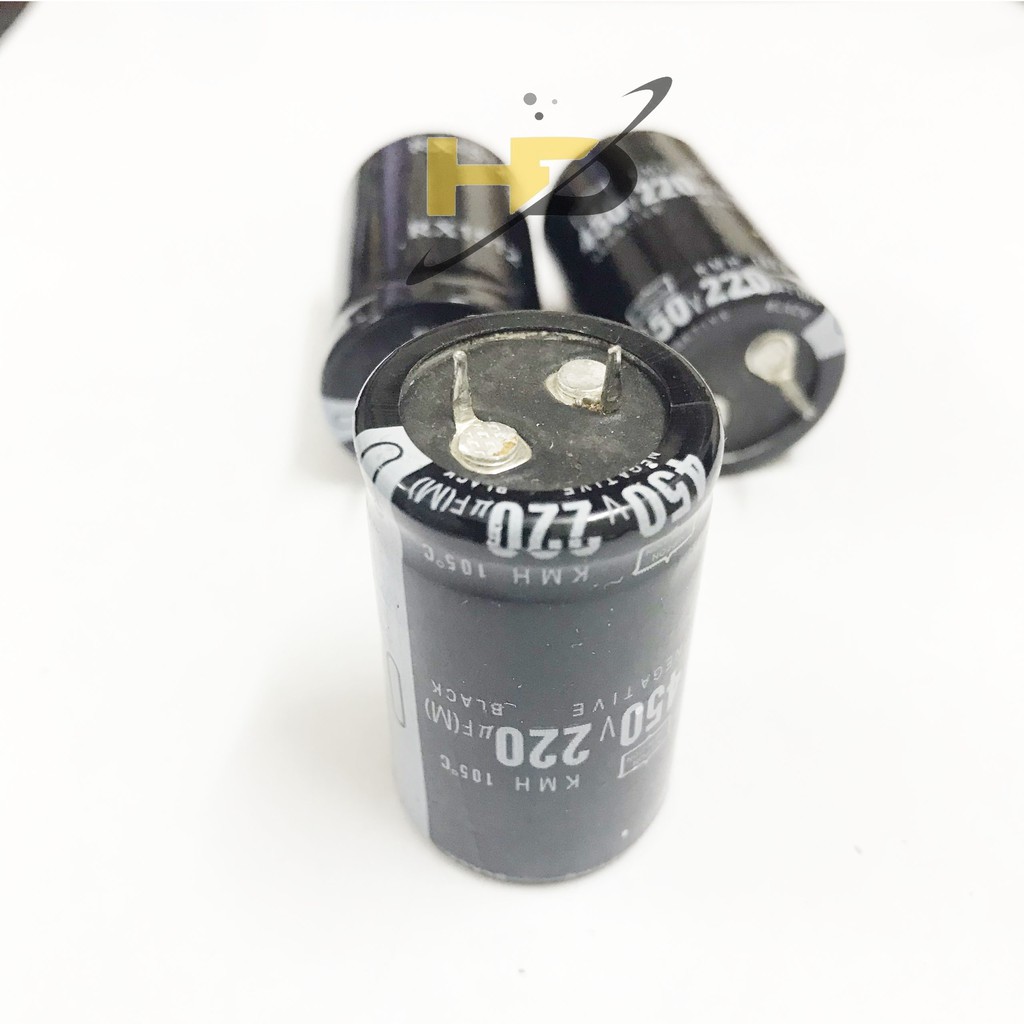 Set 3 Con Tụ Điện Tần Số Cao Điện Dung 220uF Điện Áp 450V Linh Kiện Điện Tử
