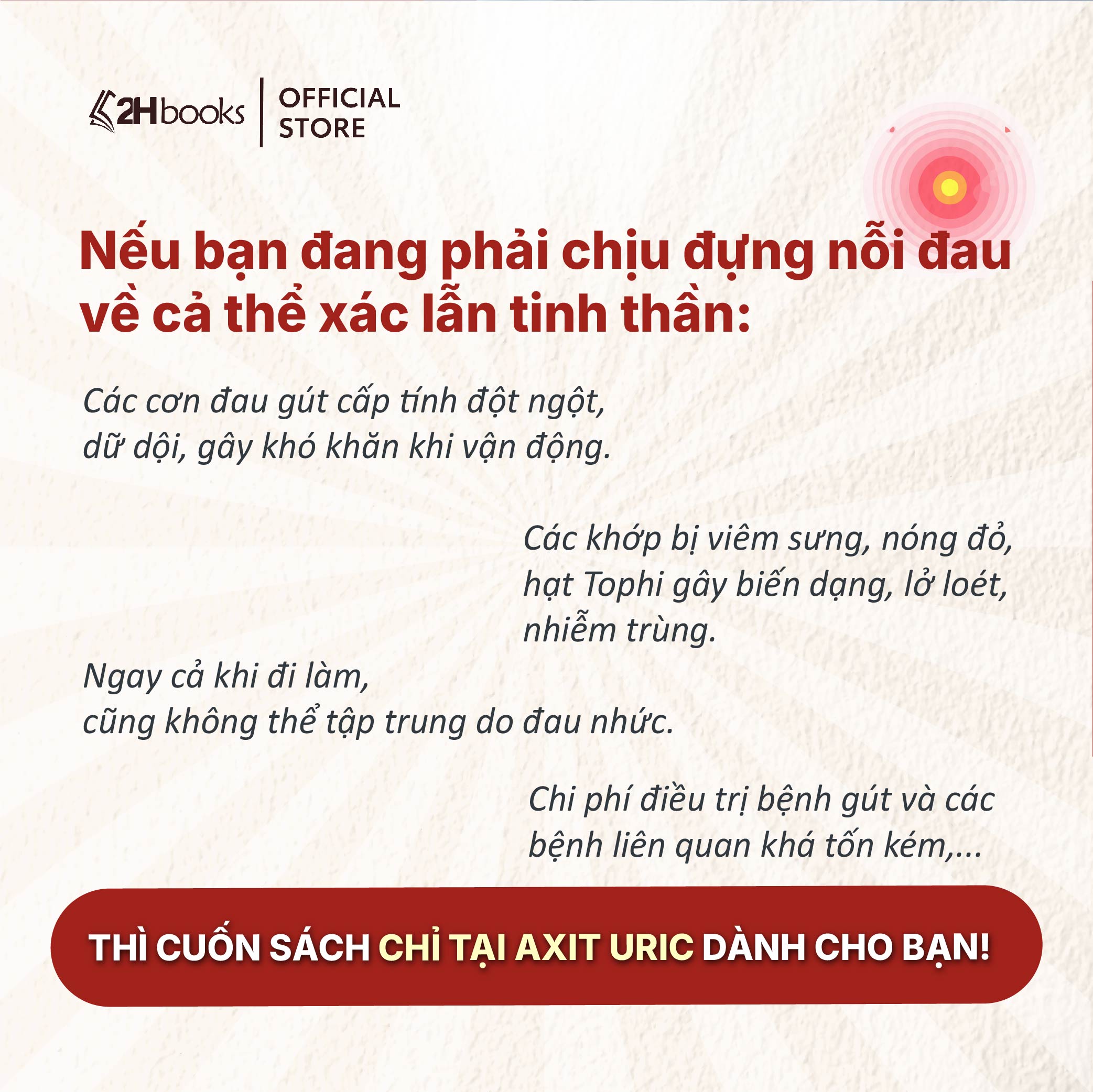 Sách- Chỉ Tại Axit Uric (Xuất Bản 2024)- 2HBooks