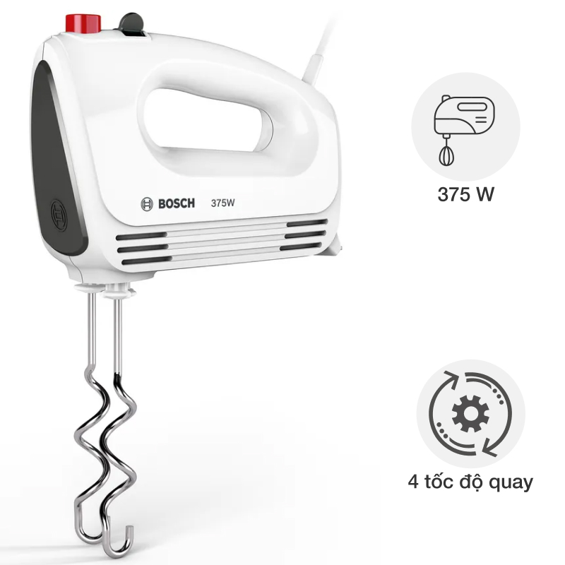 Máy đánh trứng cầm tay Bosch MFQ22100 CleverMixx Hàng chính hãng