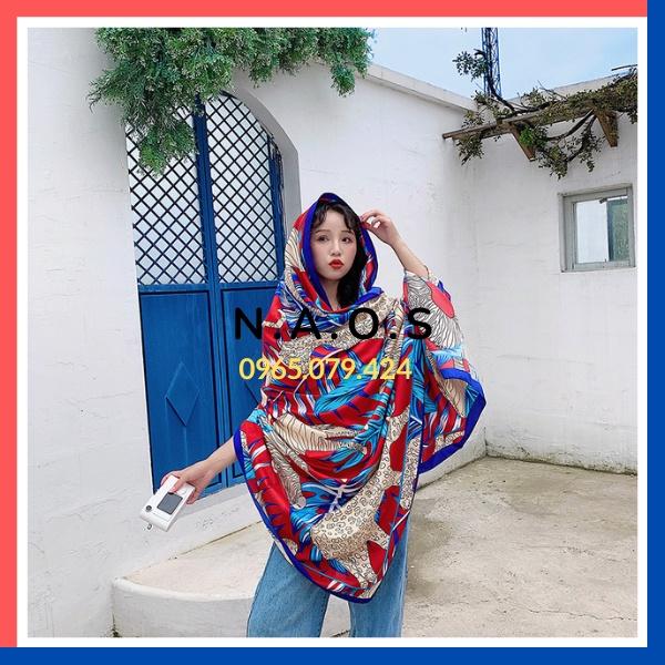 Khăn Choàng Quàng Cổ Boho Đi Biển Vintage Họa Tiết Thổ Cẩm- Qùa tặng 20/10-quà