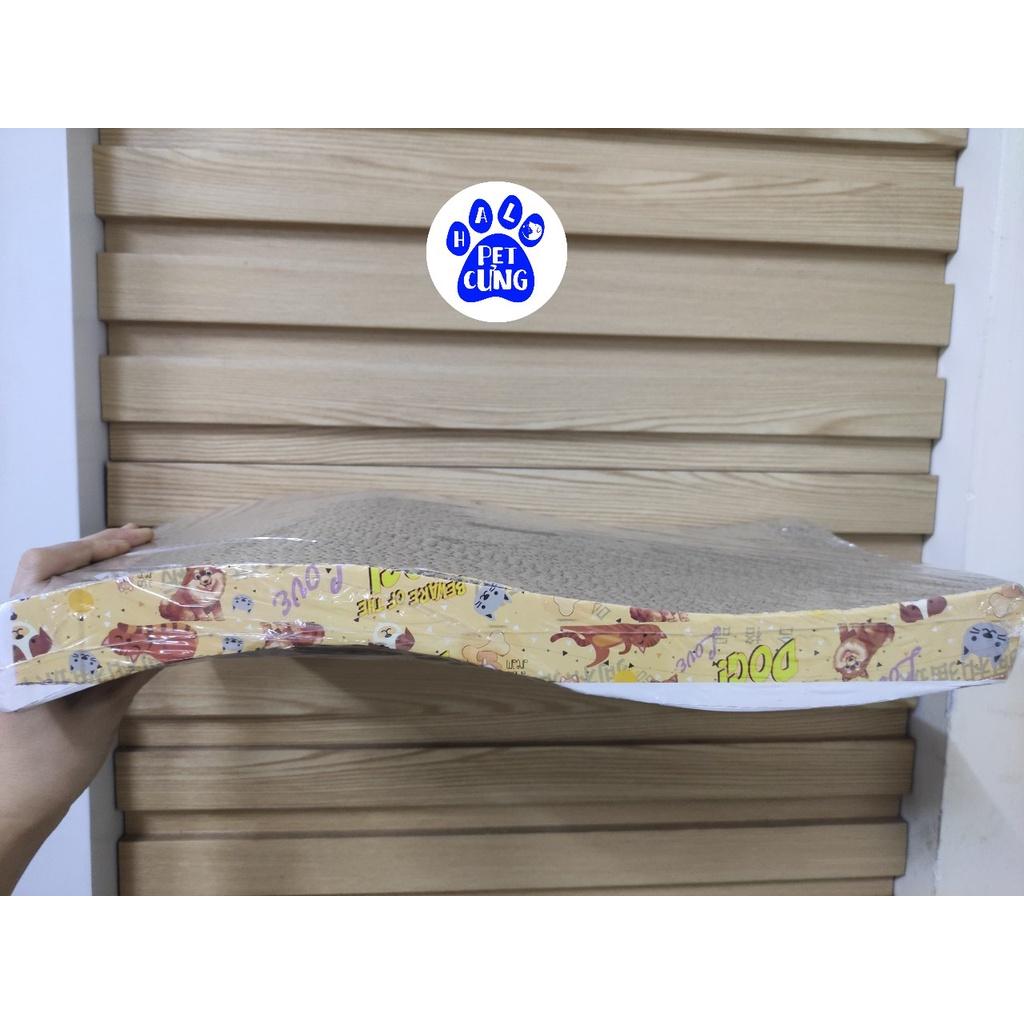 Bàn Cào Móng Lượn Sóng Cho Mèo Kích Thước 20x42cm