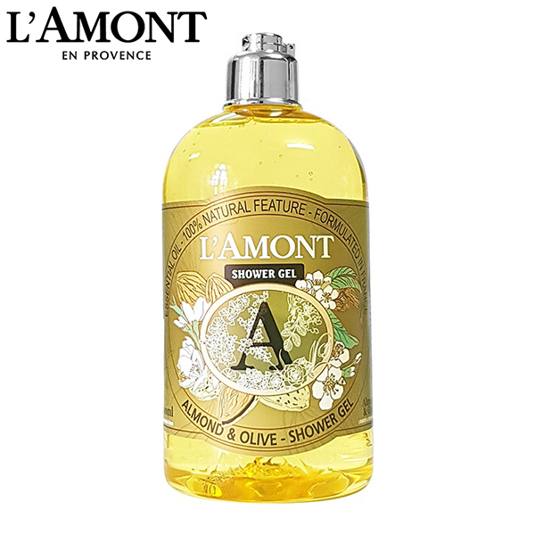 Combo Sữa Tắm L'amont En Provence Rose Shower Gel + Almond Shower Gel (500ml/chai)