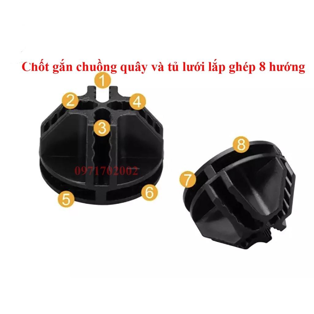 Chuồng quây Chó Mèo Hamster Thỏ combo 10 tấm lưới sắt 35x35cm lắp ghép zz01 - zz42