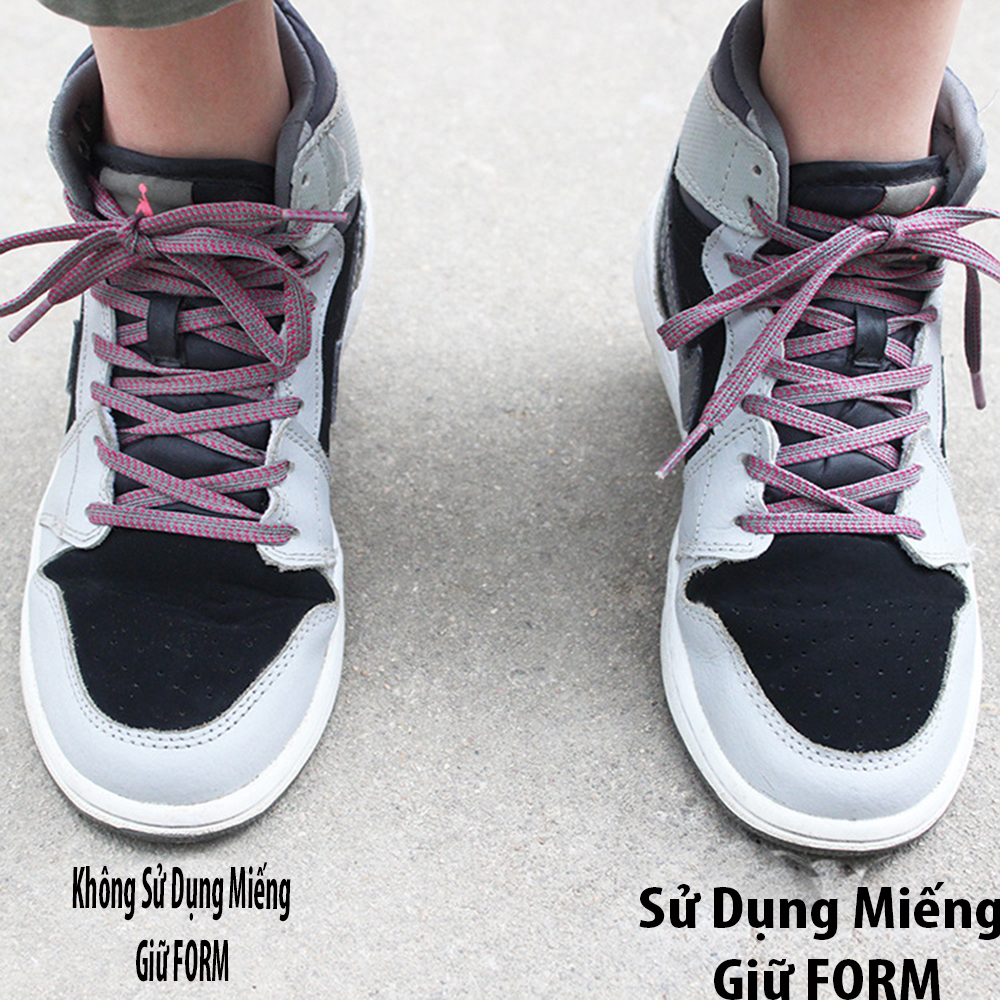 Combo 4 Miếng Giữ Form Bảo Vệ Mũi Giày , Miếng Độn Chống Nhăn Nứt Gãy Mũi Giày , Dễ Dàng Tháo Lắp Vệ Sinh PK038