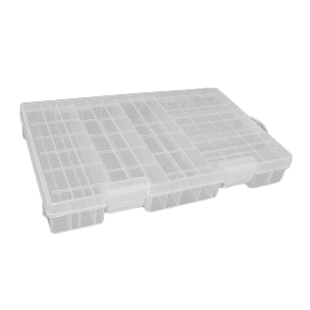 Battery Holder Transparent Case For 60pcs AA + 40pcs AAA