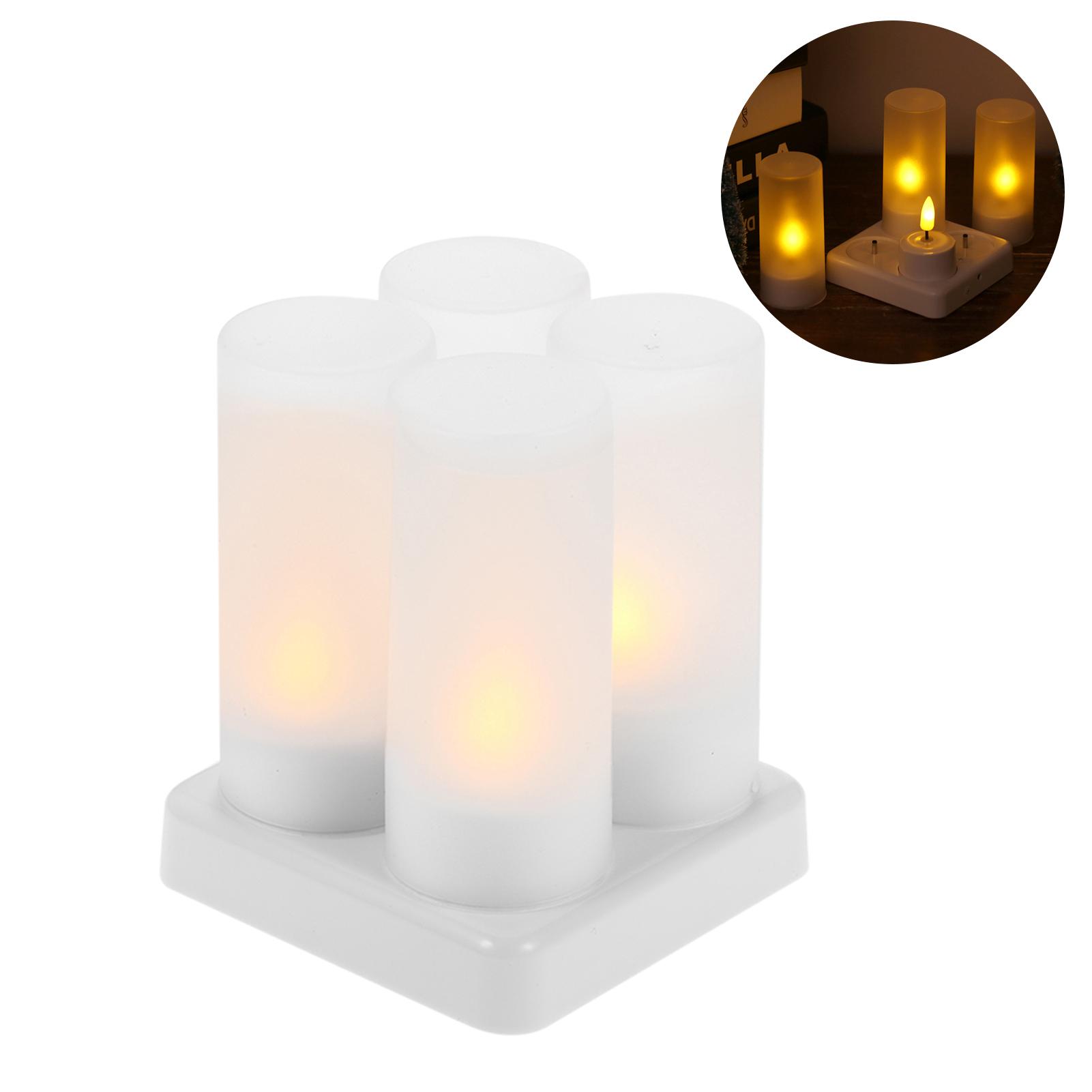 Set nến điện trang trí có phích cắm sạc