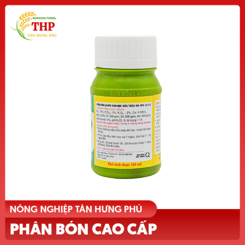 Phân Bón Lá Đầu Trâu MK Hạt Vàng 1 | PHÂN BÓN LÁ | PHÂN BÓN CHUYÊN LÚA | Chai 100ml