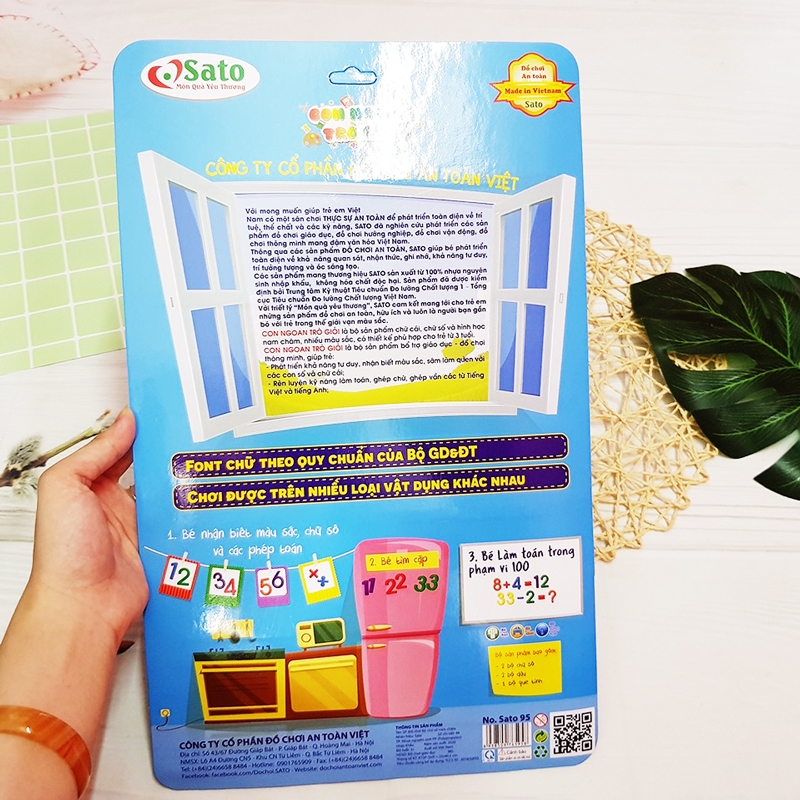 Combo 3 Bộ Chữ Và Số Nam Châm Dán Bảng Từ Hoặc Tủ Lạnh Cho Bé Học Chữ Cái, Chữ Số, Ghép Vần Và Làm Toán
