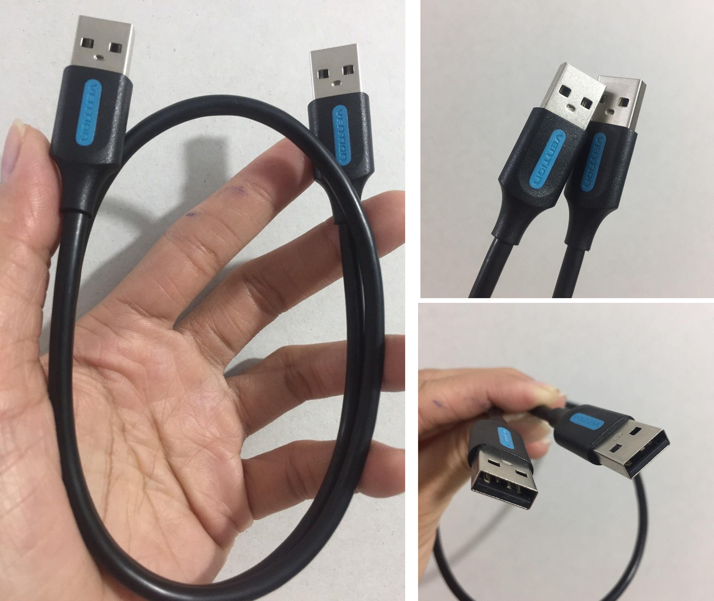 [US[ Usb3.0  to Usb 3.0 ] Cáp 2 đầu USB 3.0 / USB 2.0 Vention CON / COJ _ Hàng chính hãng