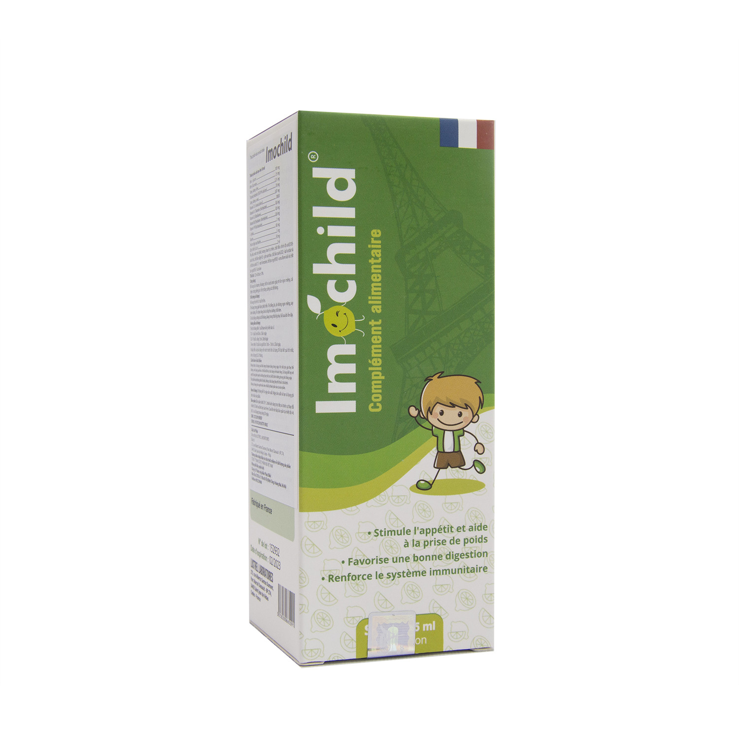 Siro Giúp Trẻ Ăn Ngon Tiêu Hóa Tốt Tăng Đề Kháng Giảm Ốm Vặt Imochild Nhập Khẩu Pháp ( Chai 125 ml )