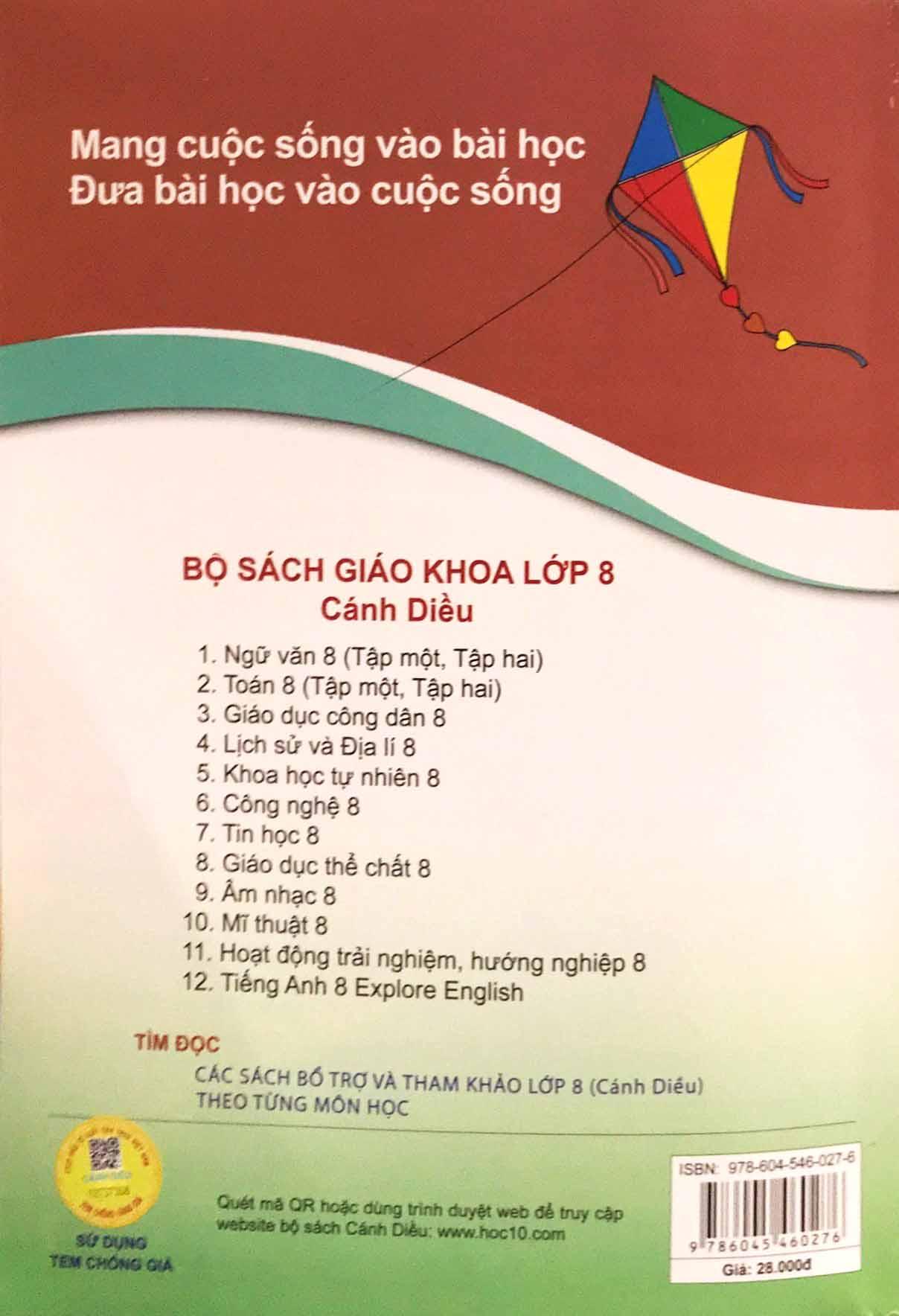 Bài Tập Lịch Sử Và Địa Lí 8 (Cánh Diều) (2023)