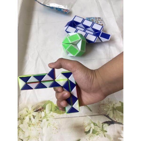 Thước kẻ tạo hình- Rubik snake cao cấp- Rubik snake biến hình, biến thể thông minh -Game trí tuệ phát triển cho trẻ