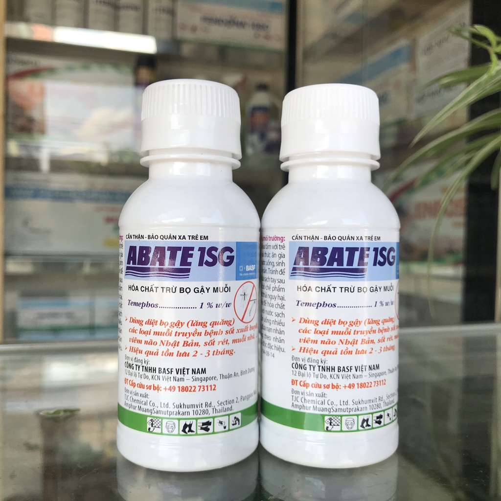 Chế Phẩm Diệt Bọ Gậy, Muỗi Loăng Quăng Abate 1sg Chai 100gr Mùi Nhẹ An Toàn Sức Khỏe Và Môi Trường