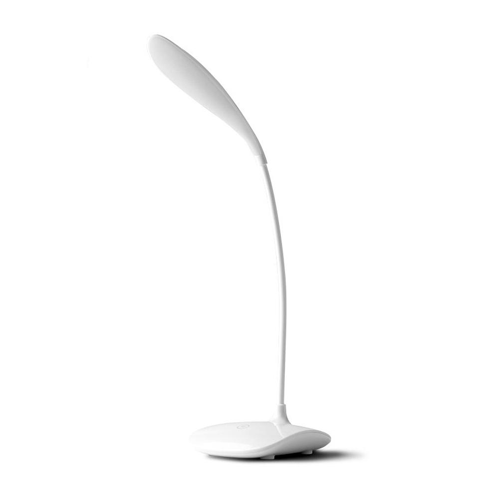 Đèn LED để bàn chăm sóc mắt Cổng sạc USB / Điều khiển cảm ứng / 3 mức độ sáng / Không nhấp nháy / Cổ ngỗng điều chỉnh 360 °