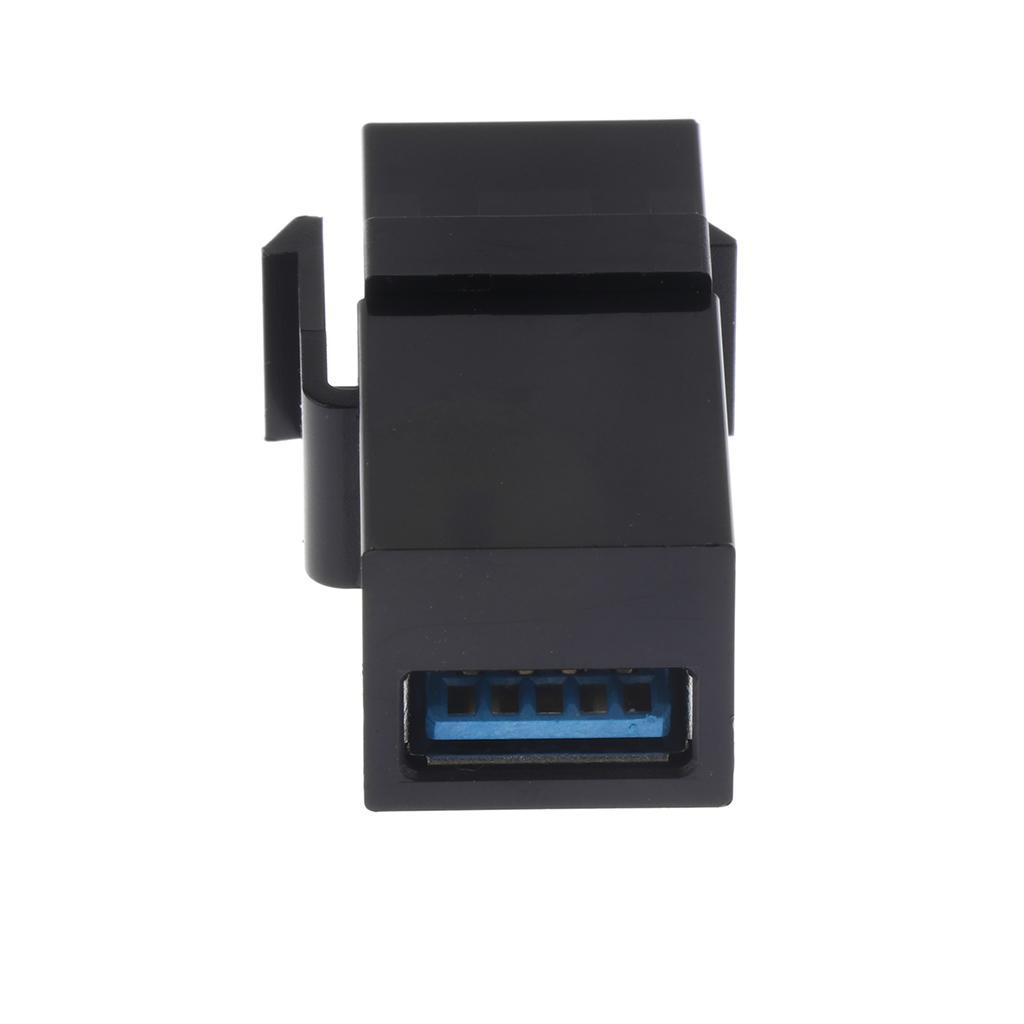 15pcs USB 3.0 A Female to Female Extension Keystone Coupler Adapter