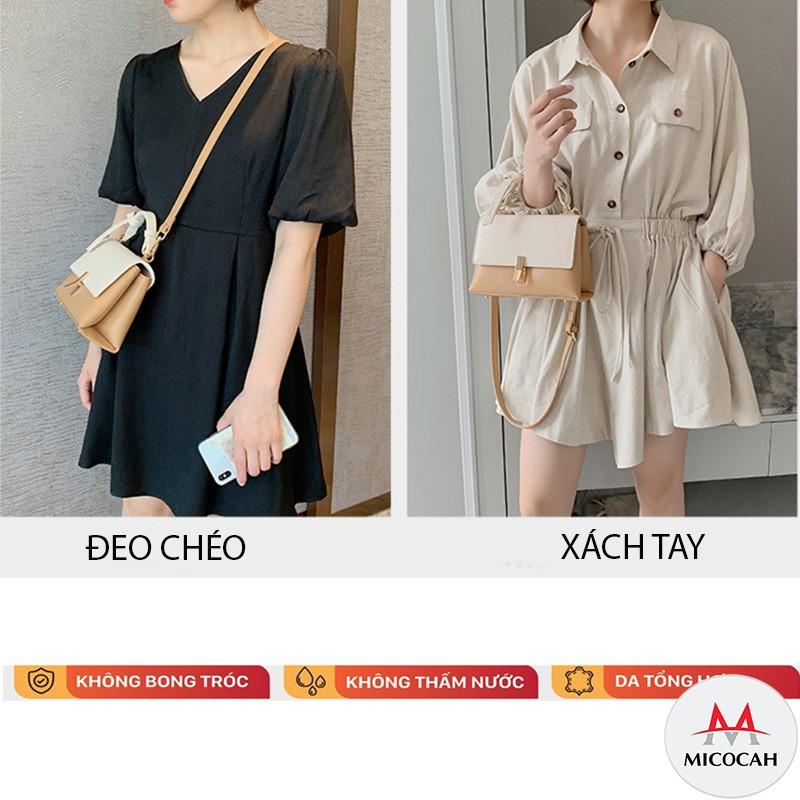 Túi Xách Nữ Đeo Chéo MICOCAH Kiểu Dáng Công Sở Thời Trang Phối Màu Vintage Siêu Đẹp MC50 - Micocah Mall