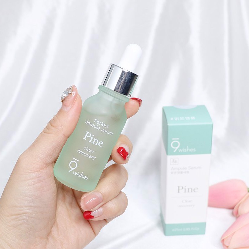 Tinh Chất Thu Nhỏ Lỗ Chân Lông 9Wishes Pine Ampoule Serum