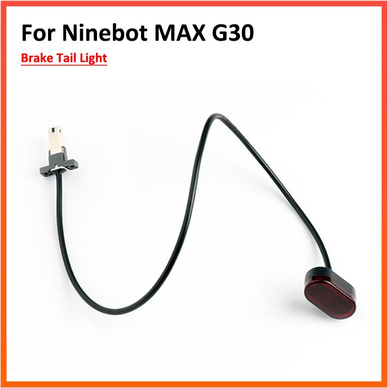 Phía Sau Fender Đuôi Cho Xe Ninebot Max G30 G30L Xe Điện Chống Nước Tín Hiệu Biển Phanh Phụ Kiện Color: Line cover
