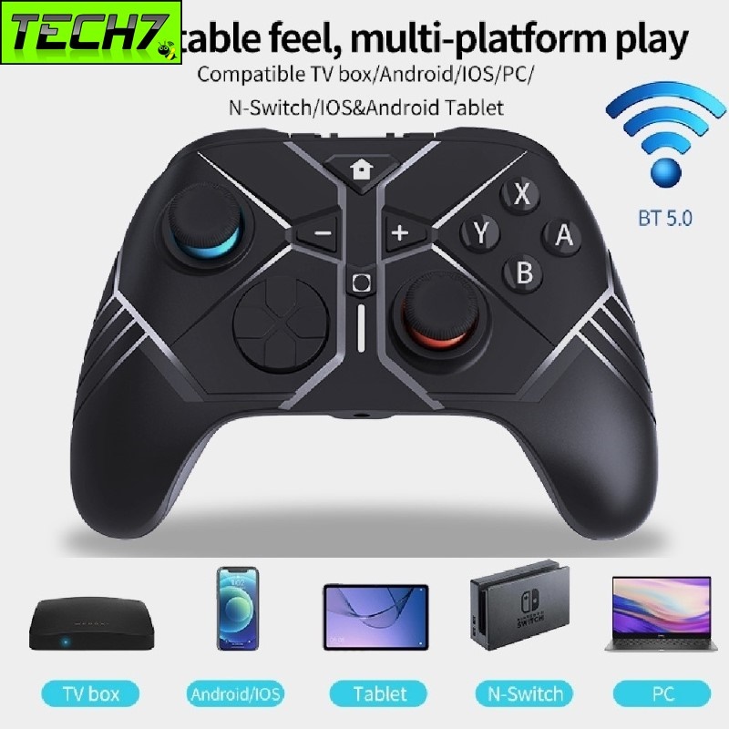 Gamepad tay game Không dây Bluetooth TS101 đa kết nối cho máy tính, laptop, smartphone, máy tính bảng hàng nhập khẩu