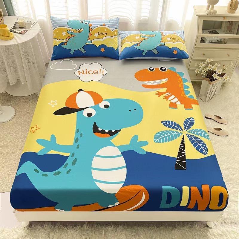 Bộ Chăn Ga Gối Cotton 3D cho bé Hàng Nhập Khẩu 100%cotton