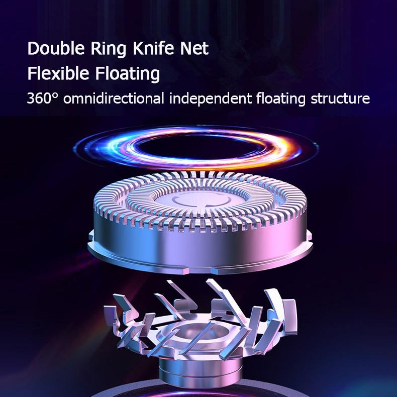 Máy Cạo Râu Xiaomi Youpin ShowSee F1-BK Đầu Cắt 3D Sử Dụng Khô Và Ướt Cho Nam